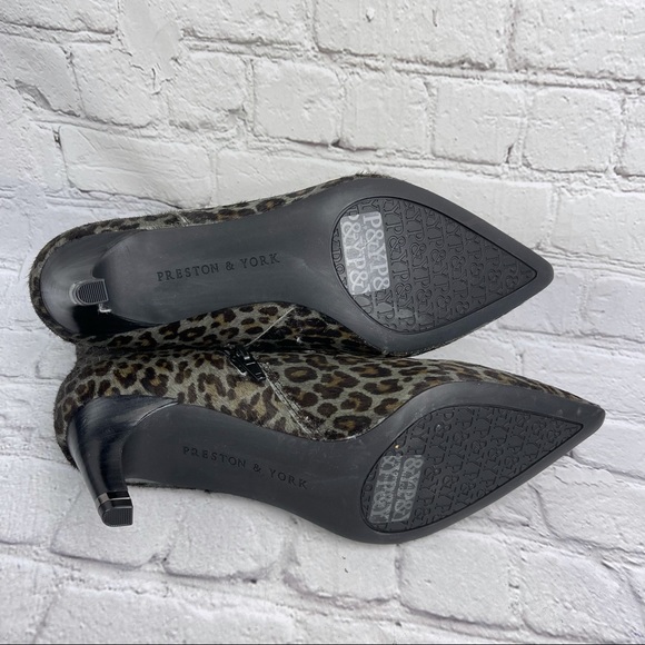 NWOB Preston & York Leopard Print Haircalf Boots - Picture 16 of 16